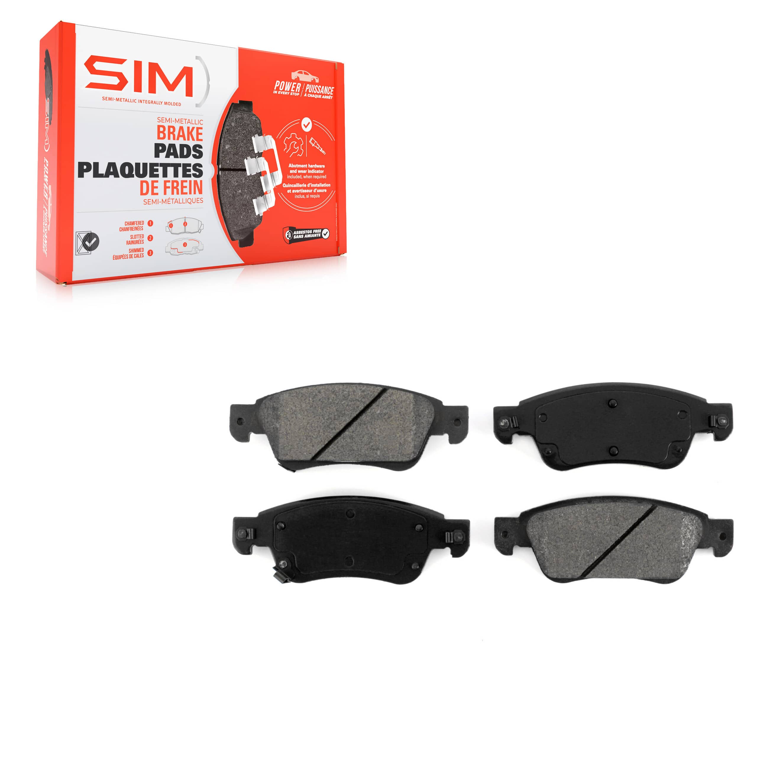 SIM - SIM-1287 - Front Disc Brake Pad