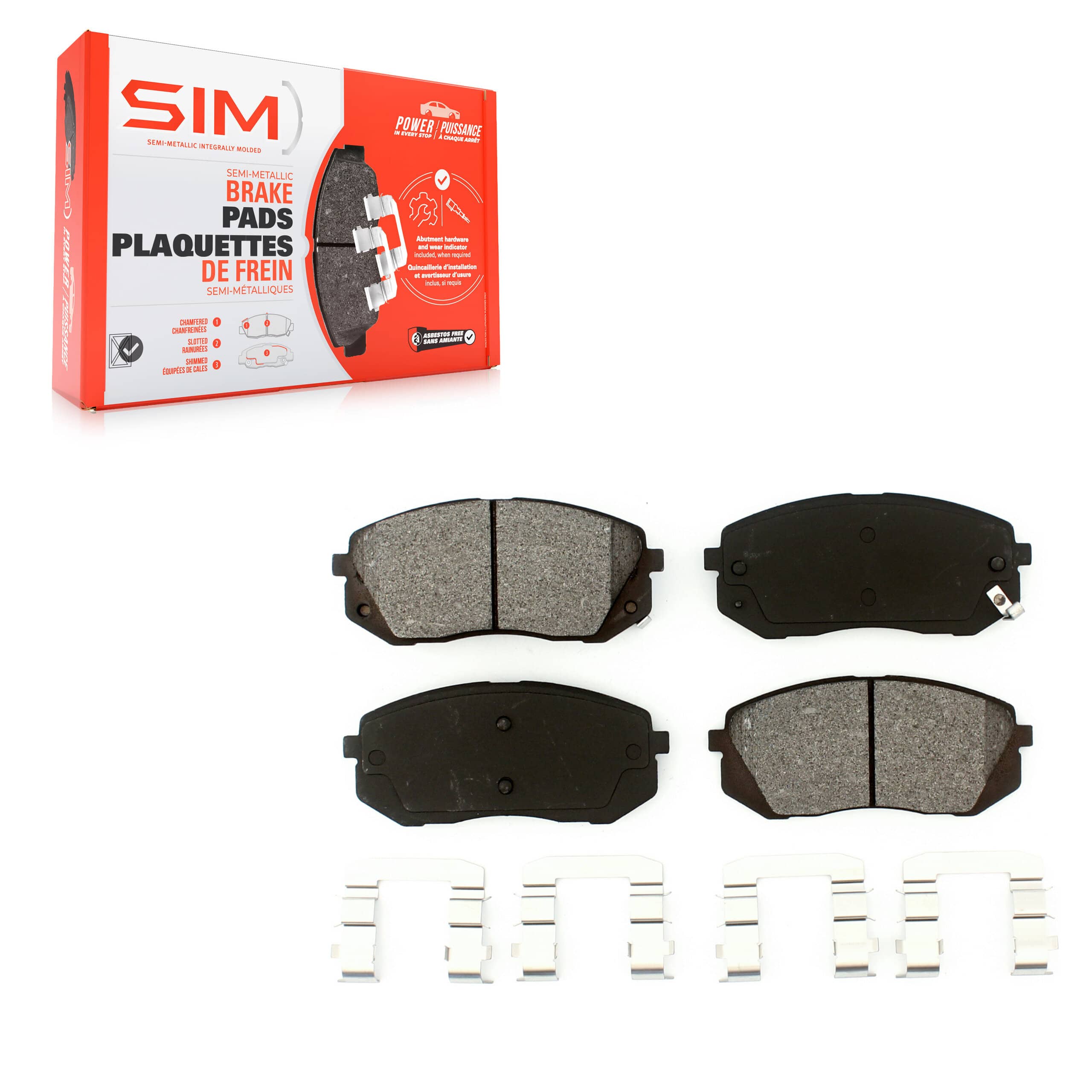 SIM - SIM-1295 - Front Disc Brake Pad