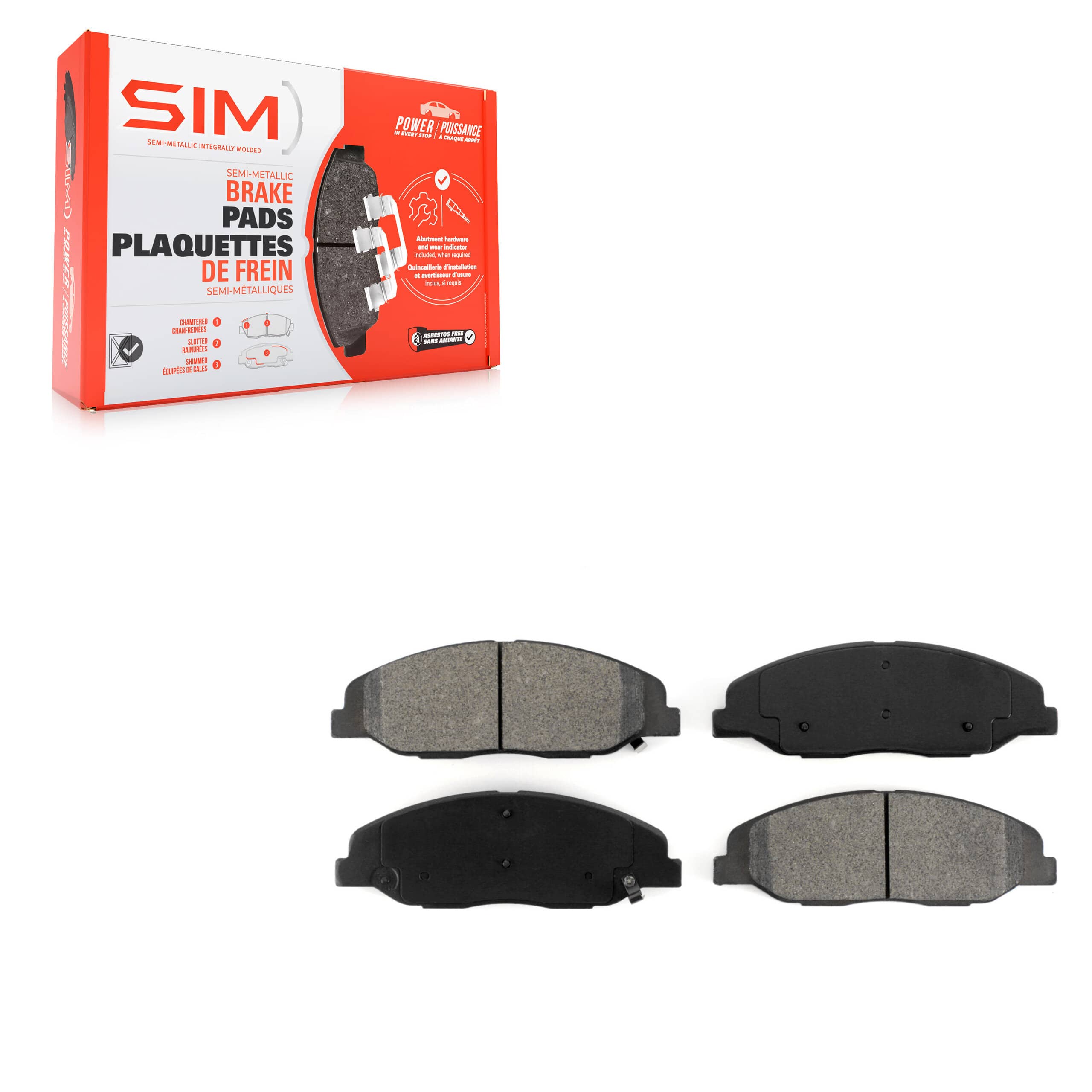 SIM - SIM-1332 - Front Disc Brake Pad