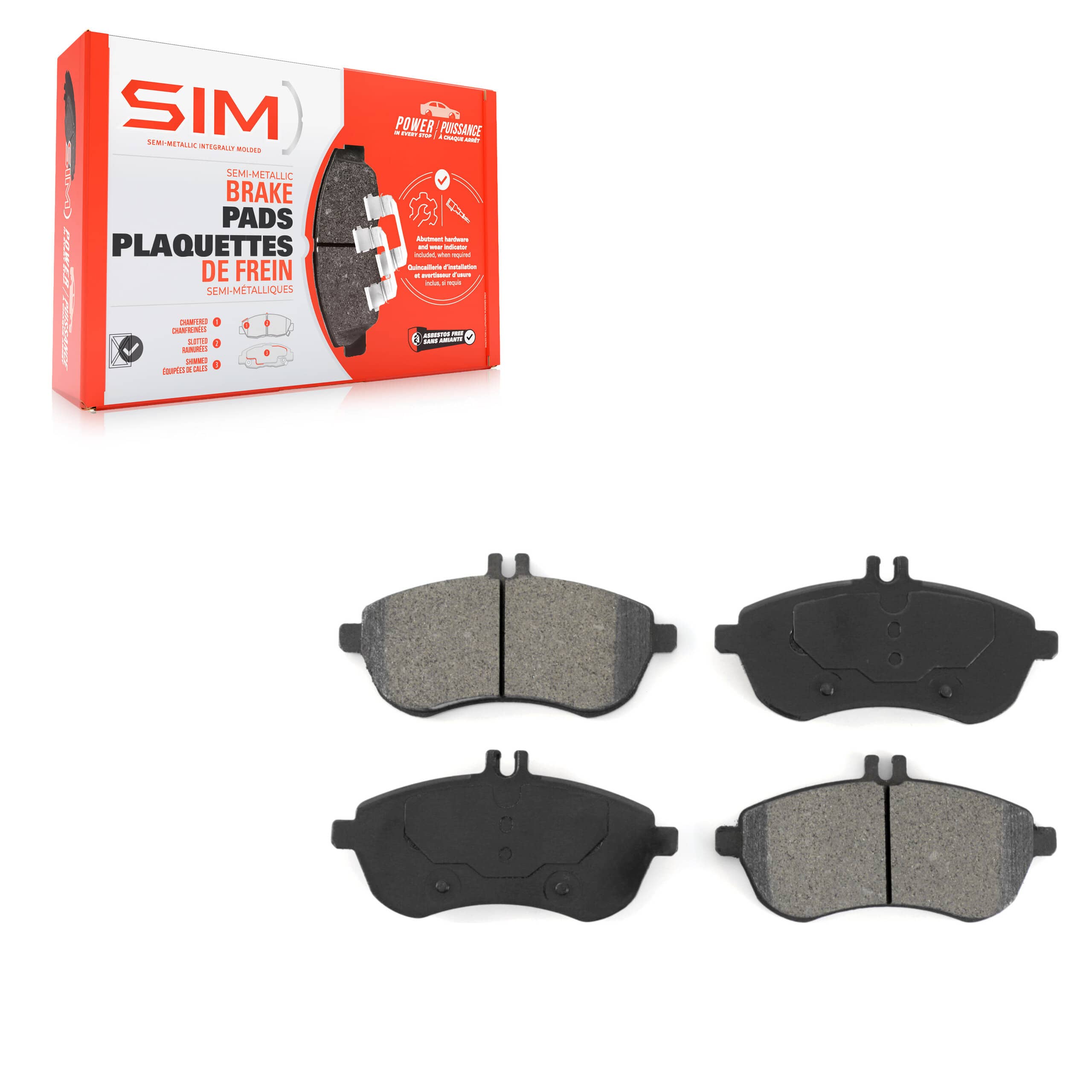 SIM - SIM-1340 - Front Disc Brake Pad