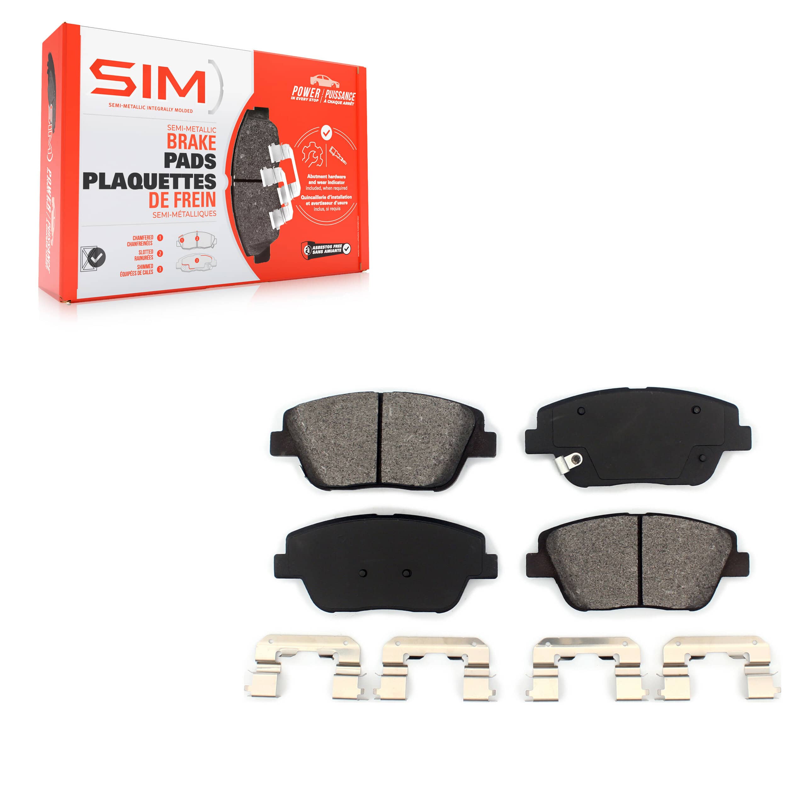SIM - SIM-1444 - Front Disc Brake Pad