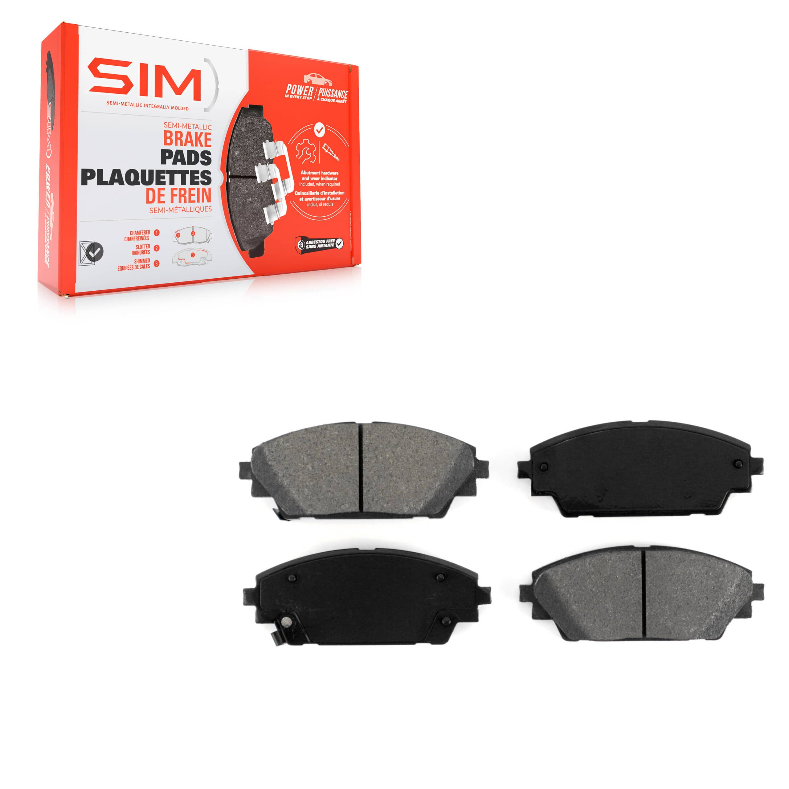 SIM - SIM-1728 - Front Disc Brake Pad