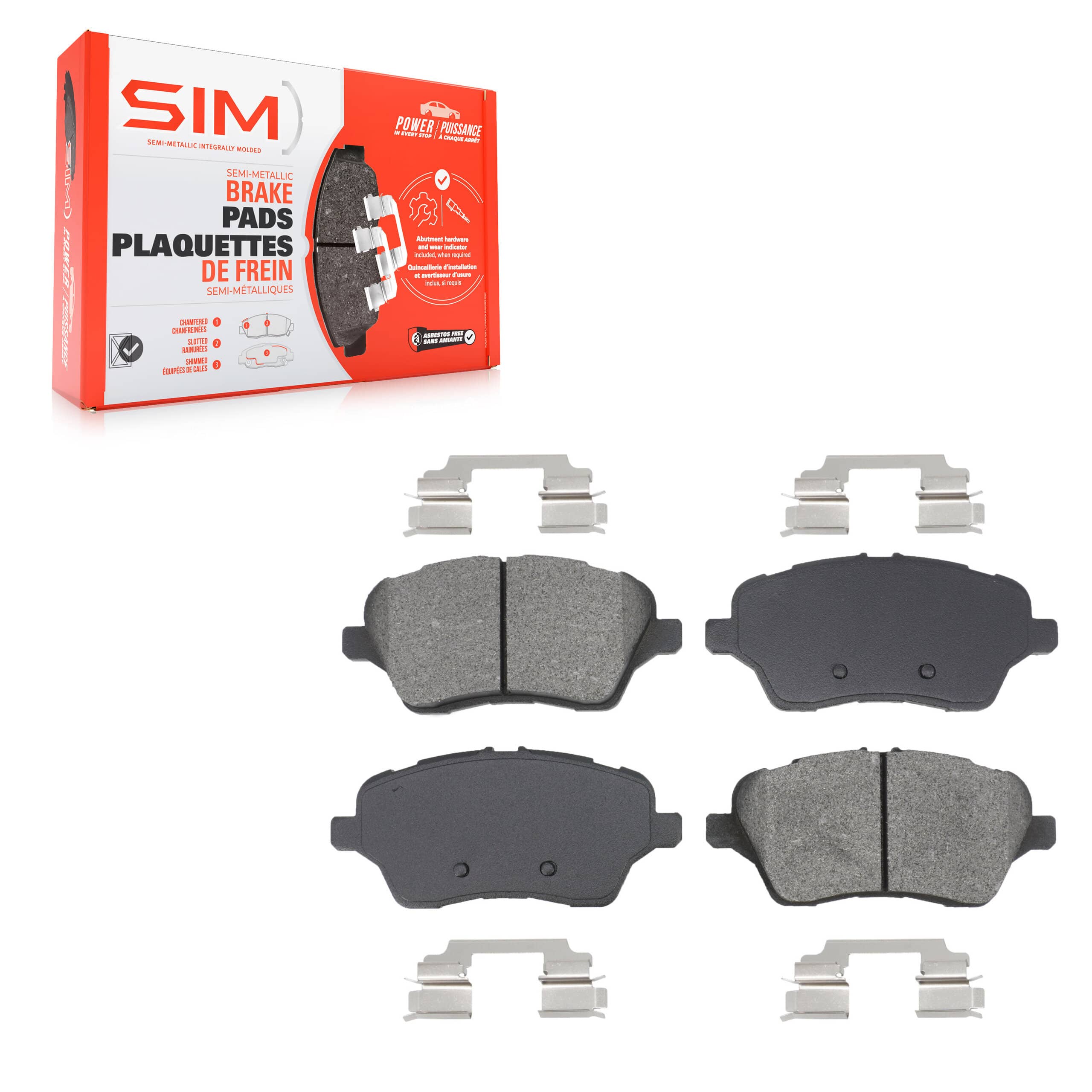 SIM - SIM-1730 - Front Disc Brake Pad