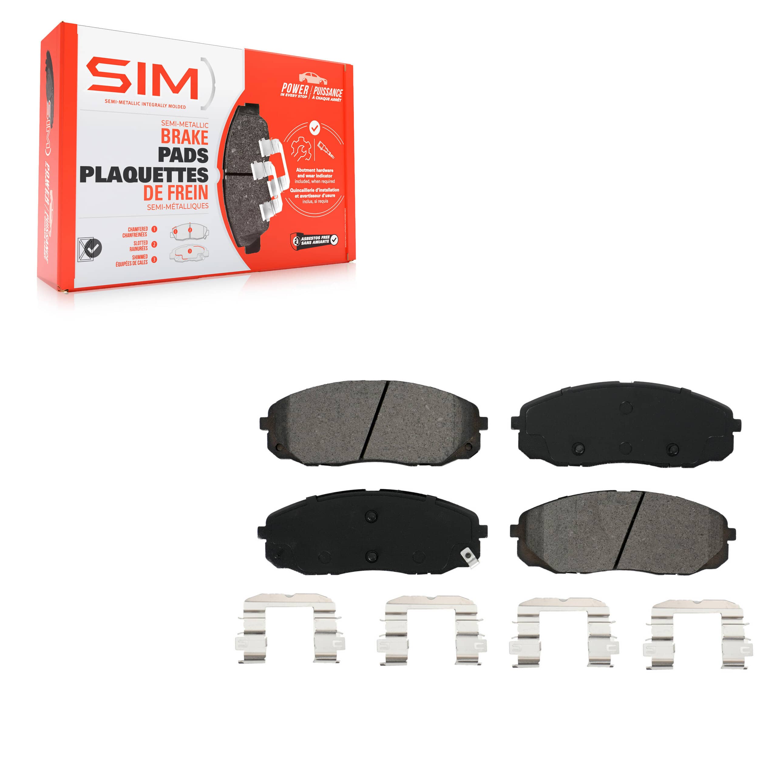 SIM - SIM-1814 - Front Disc Brake Pad