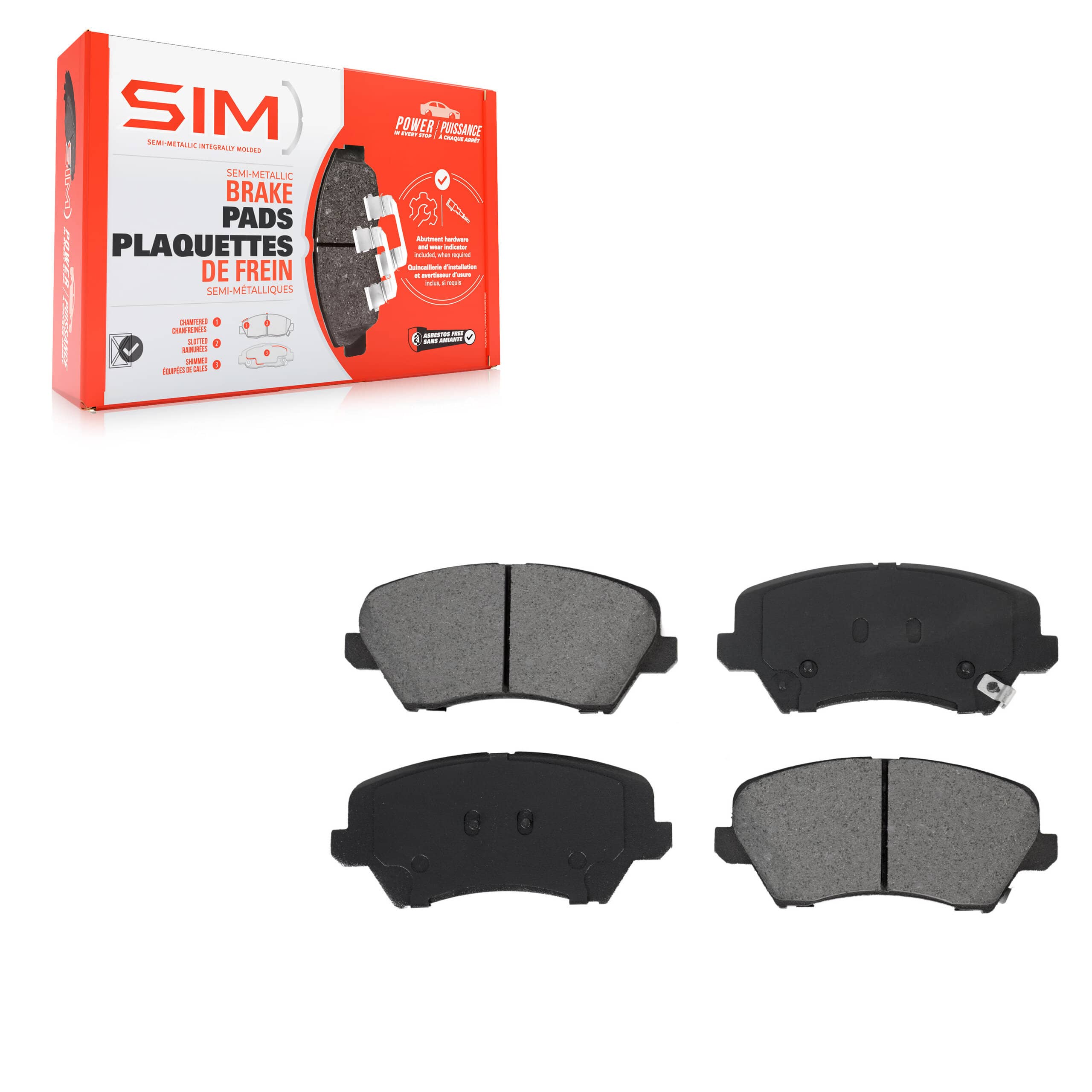 SIM - SIM-1828 - Front Disc Brake Pad