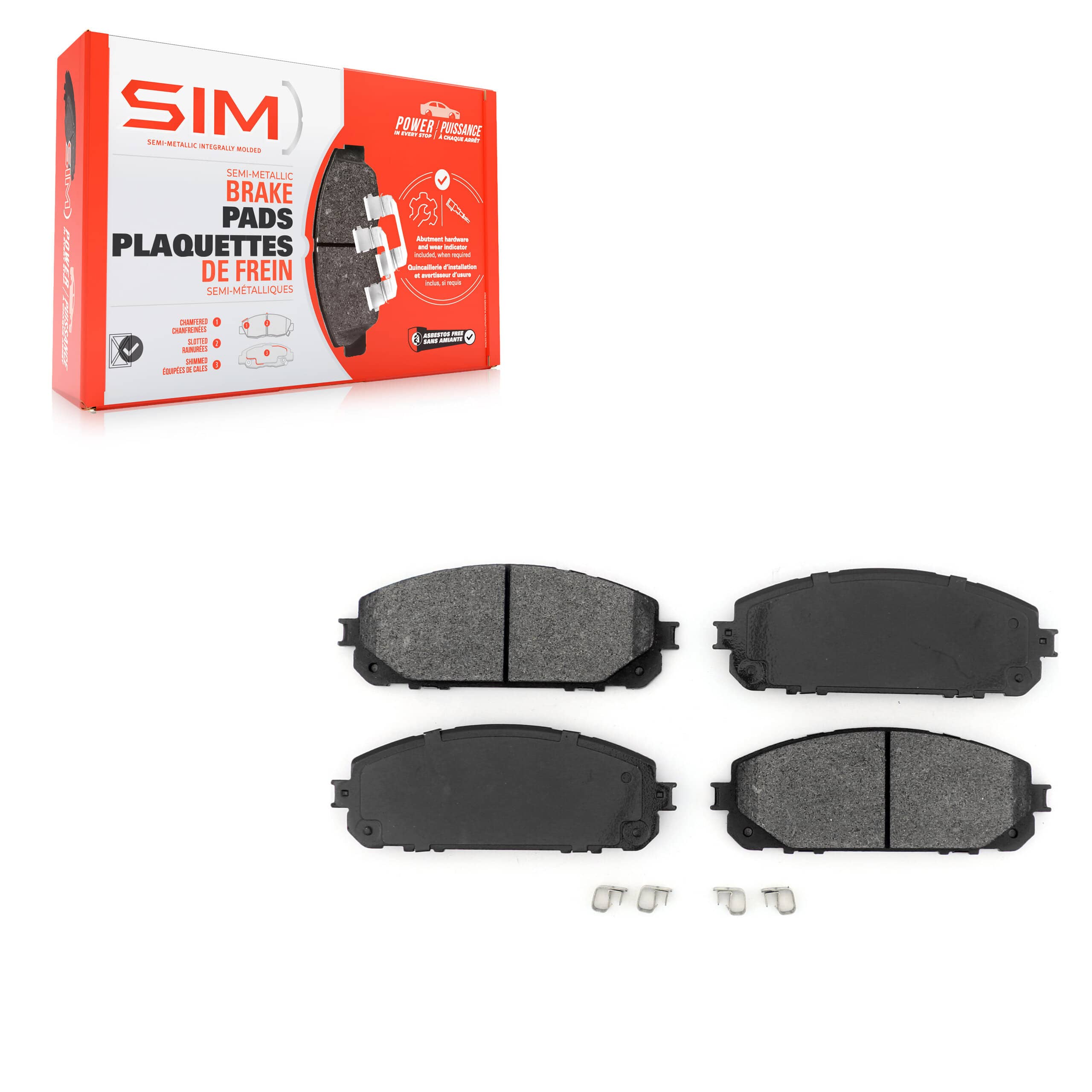 SIM - SIM-1843 - Front Disc Brake Pad