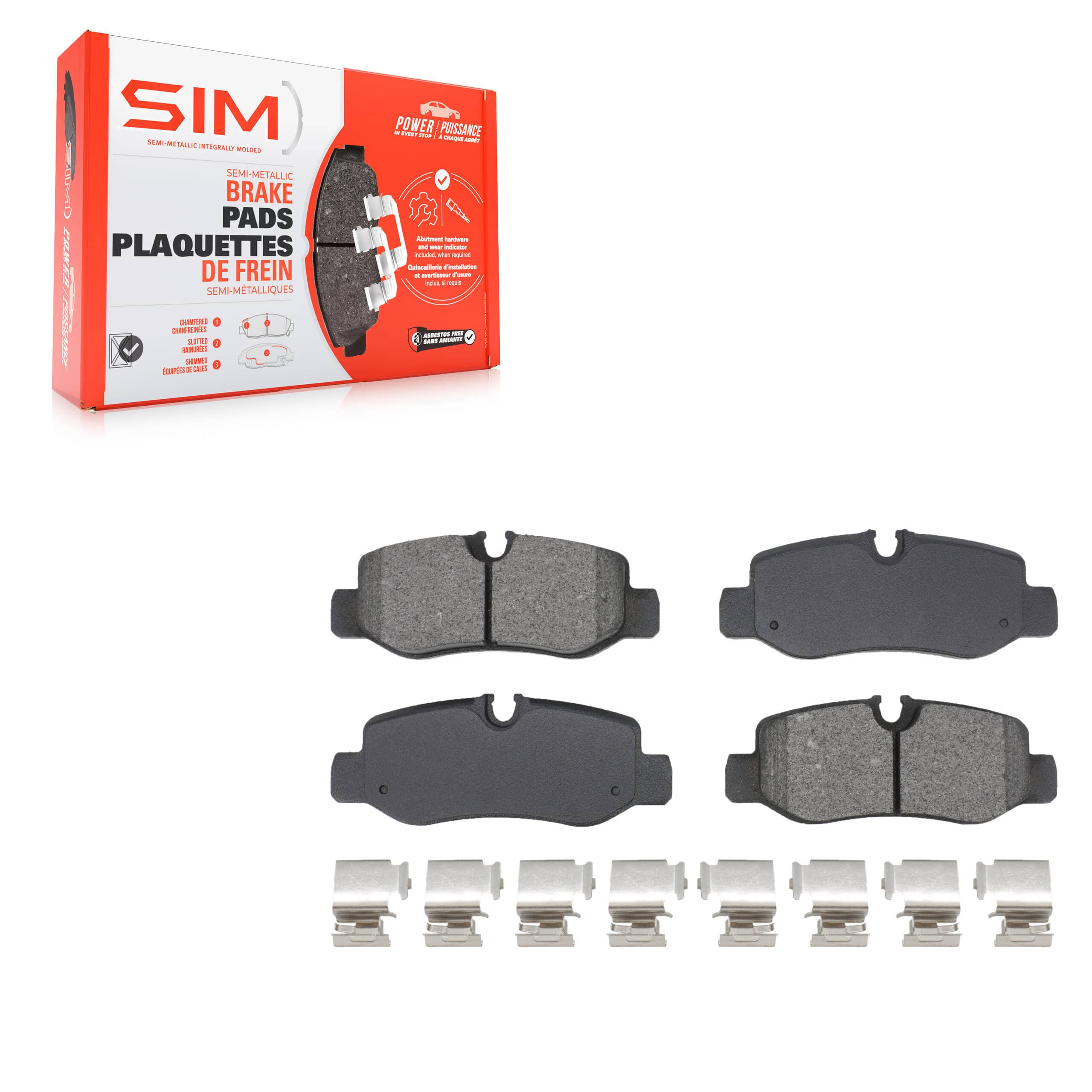 SIM - SIM-1893 - Rear Disc Brake Pad