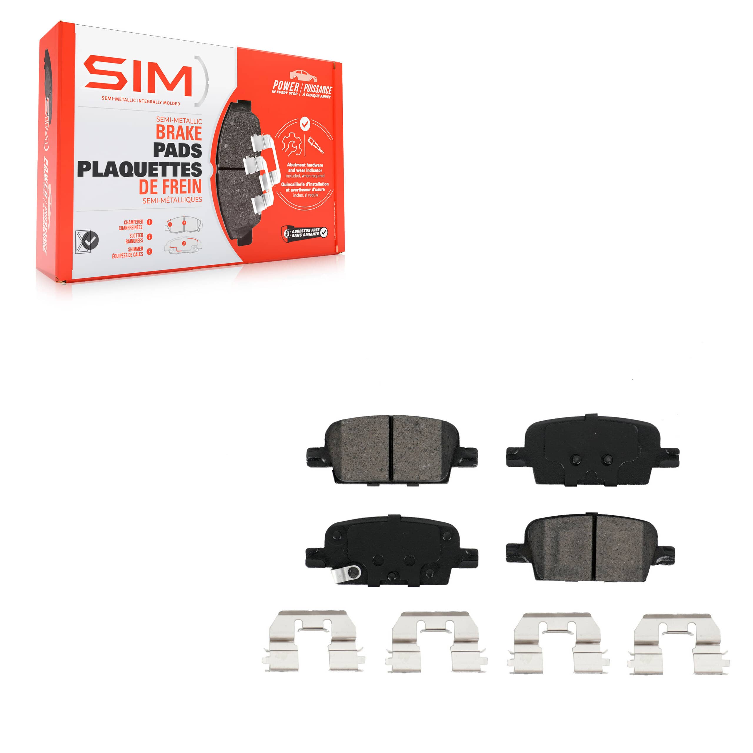 SIM - SIM-1921 - Rear Disc Brake Pad