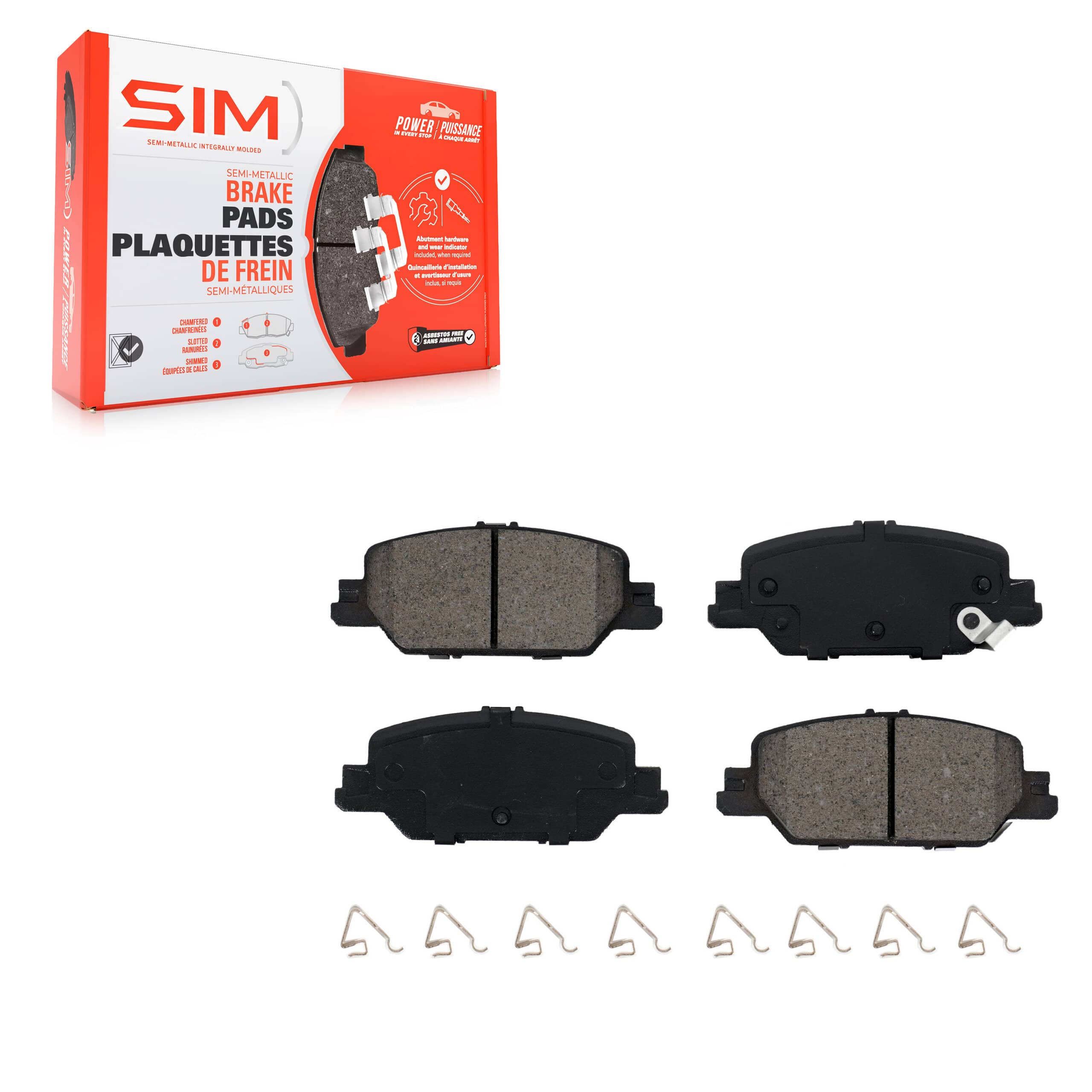 SIM - SIM-2037 - Rear Disc Brake Pad