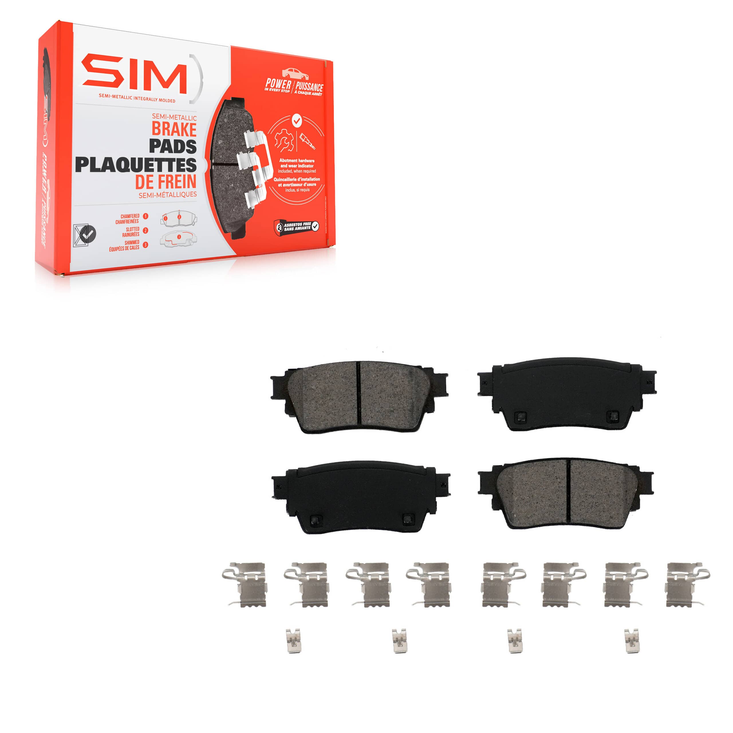 SIM - SIM-2135 - Rear Disc Brake Pad