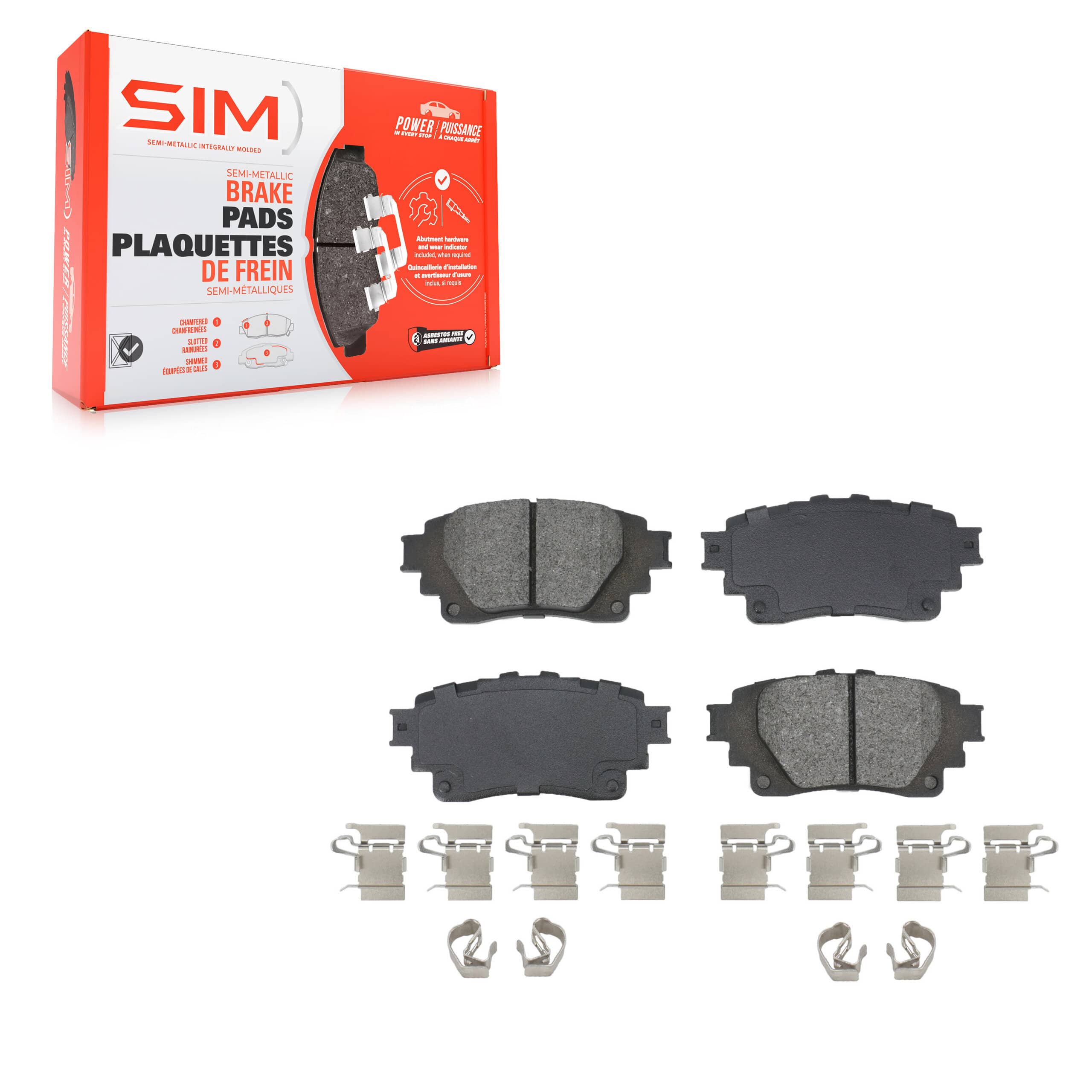 SIM - SIM-2183 - Rear Disc Brake Pad