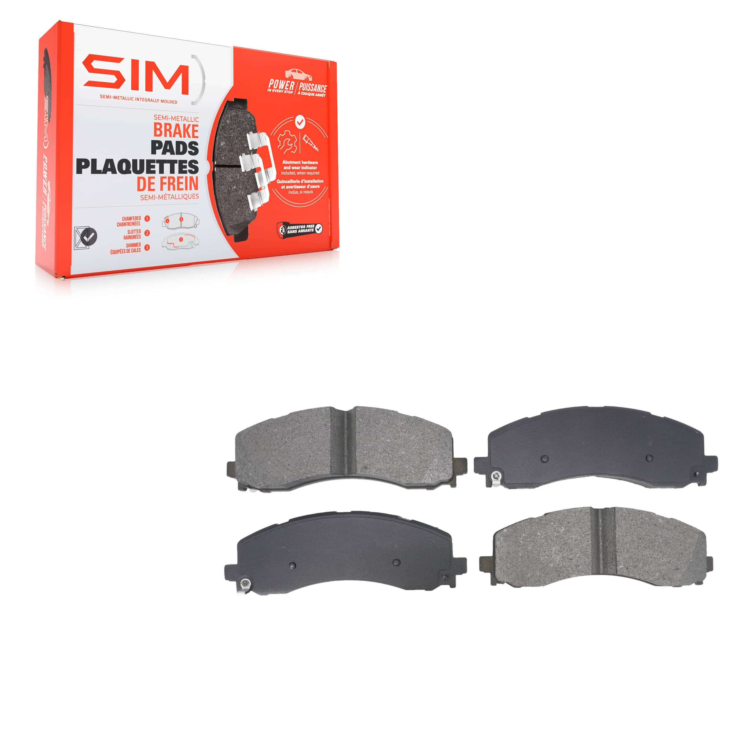 SIM - SIM-2225 - Rear Disc Brake Pad