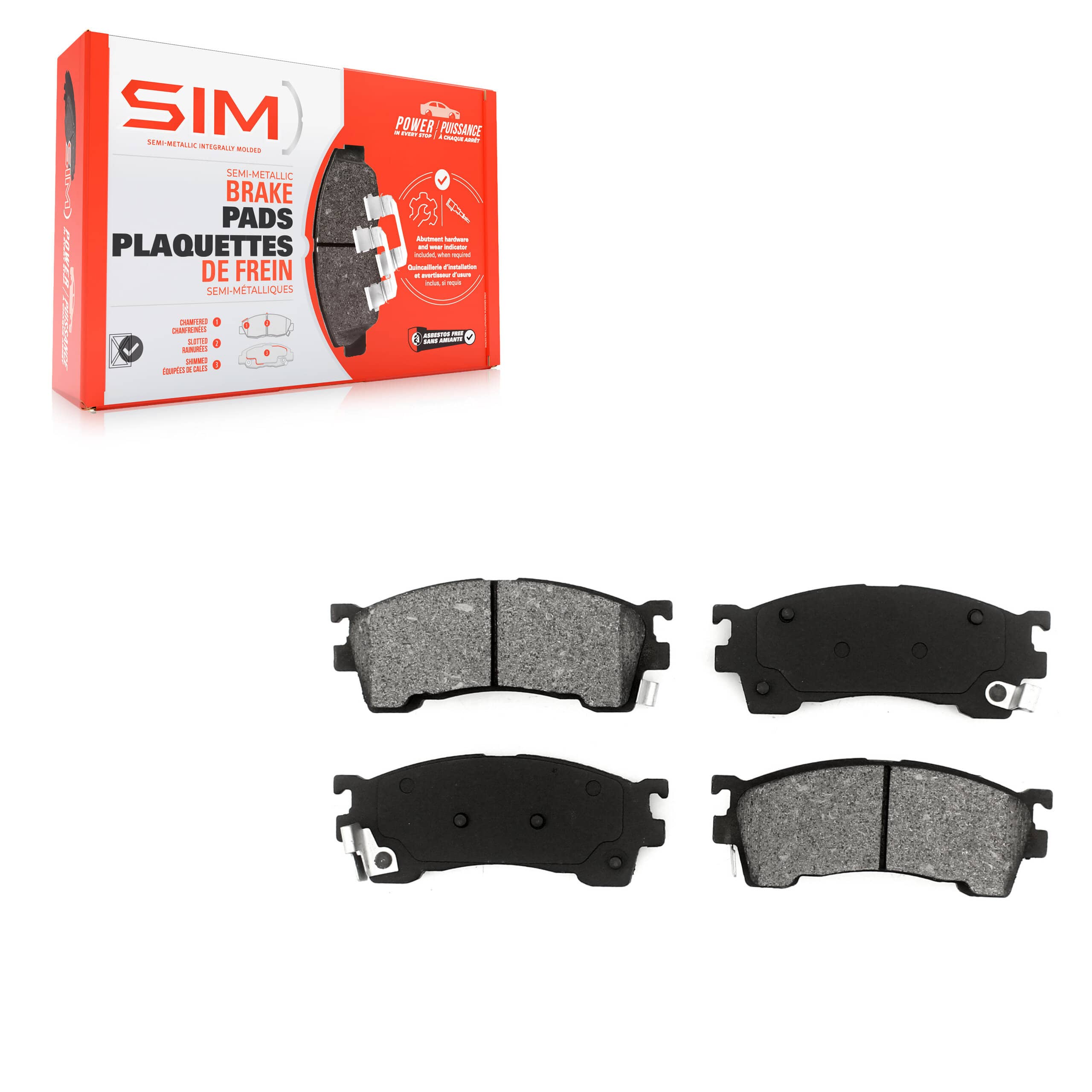 SIM - SIM-637 - Front Disc Brake Pad