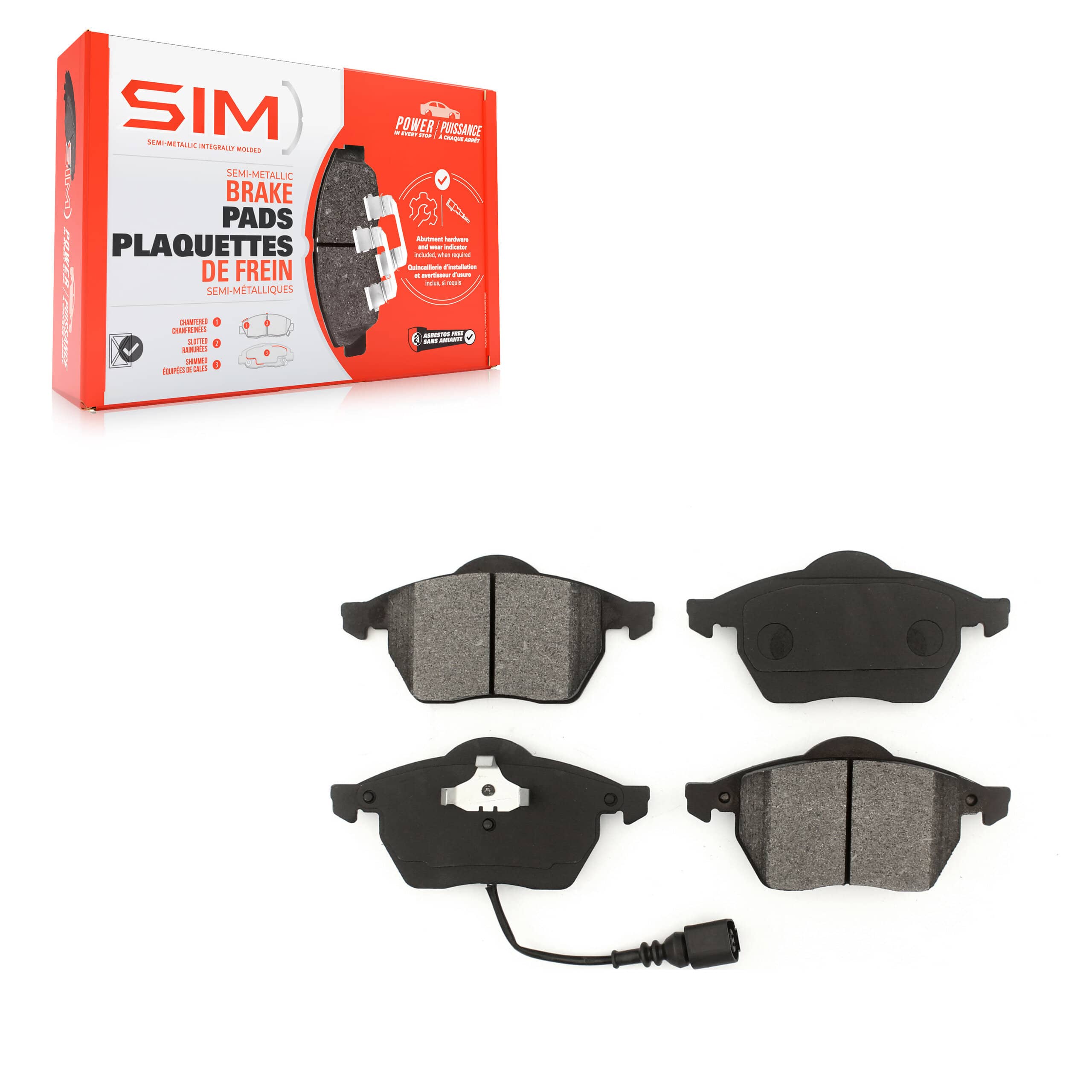 SIM - SIM-687A - Front Disc Brake Pad