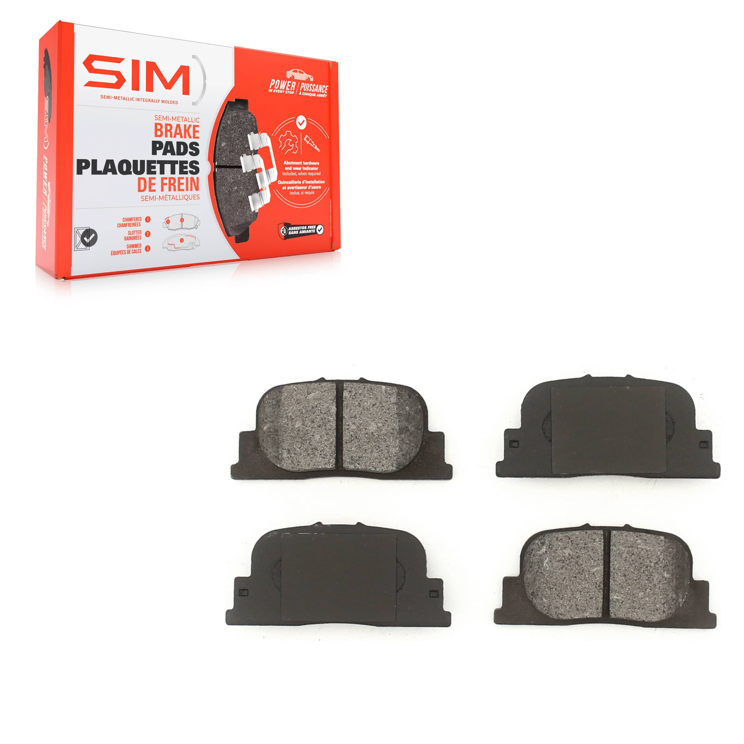 SIM - SIM-835 - Rear Disc Brake Pad