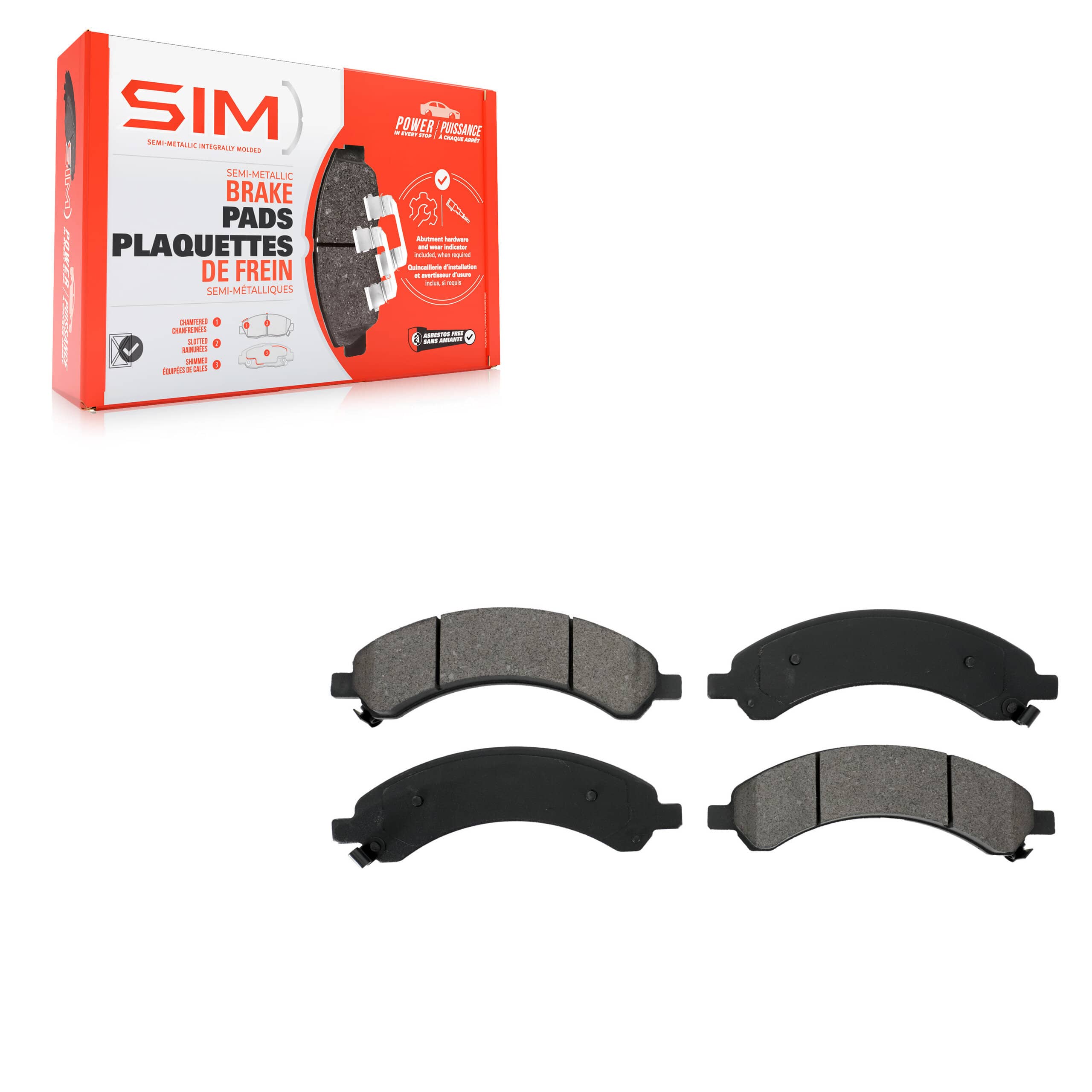 SIM - SIM-989 - Rear Disc Brake Pad