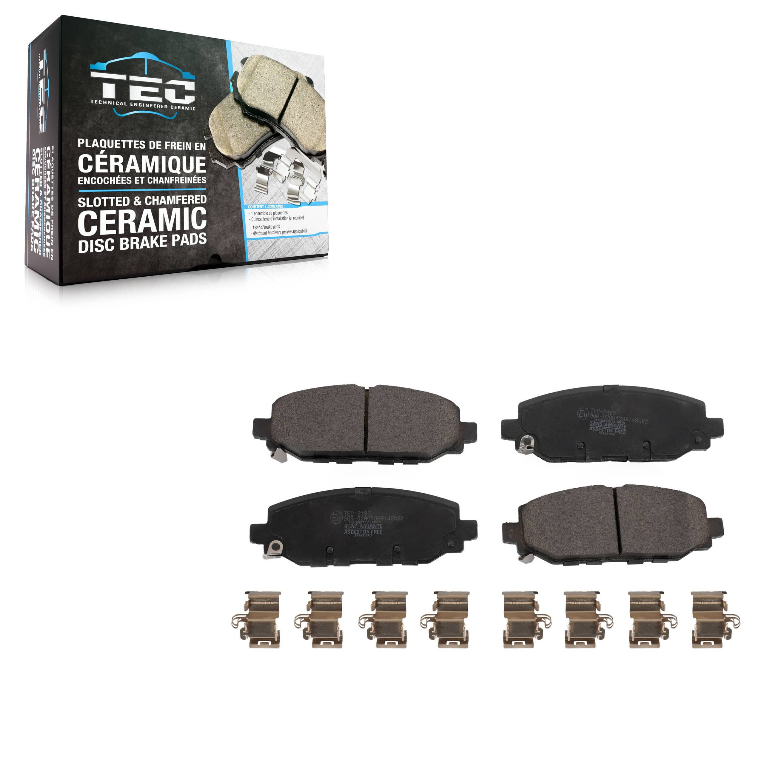 TEC - TEC-2186 - Rear Disc Brake Pad